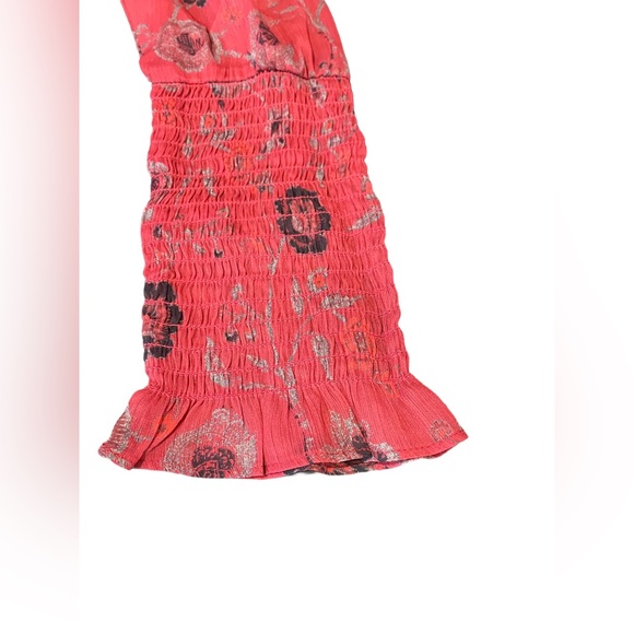 🆕 FREE PEOPLE Brunch Date Corset Bodysuit - Romantic Red - NWT - Picture 6 of 11